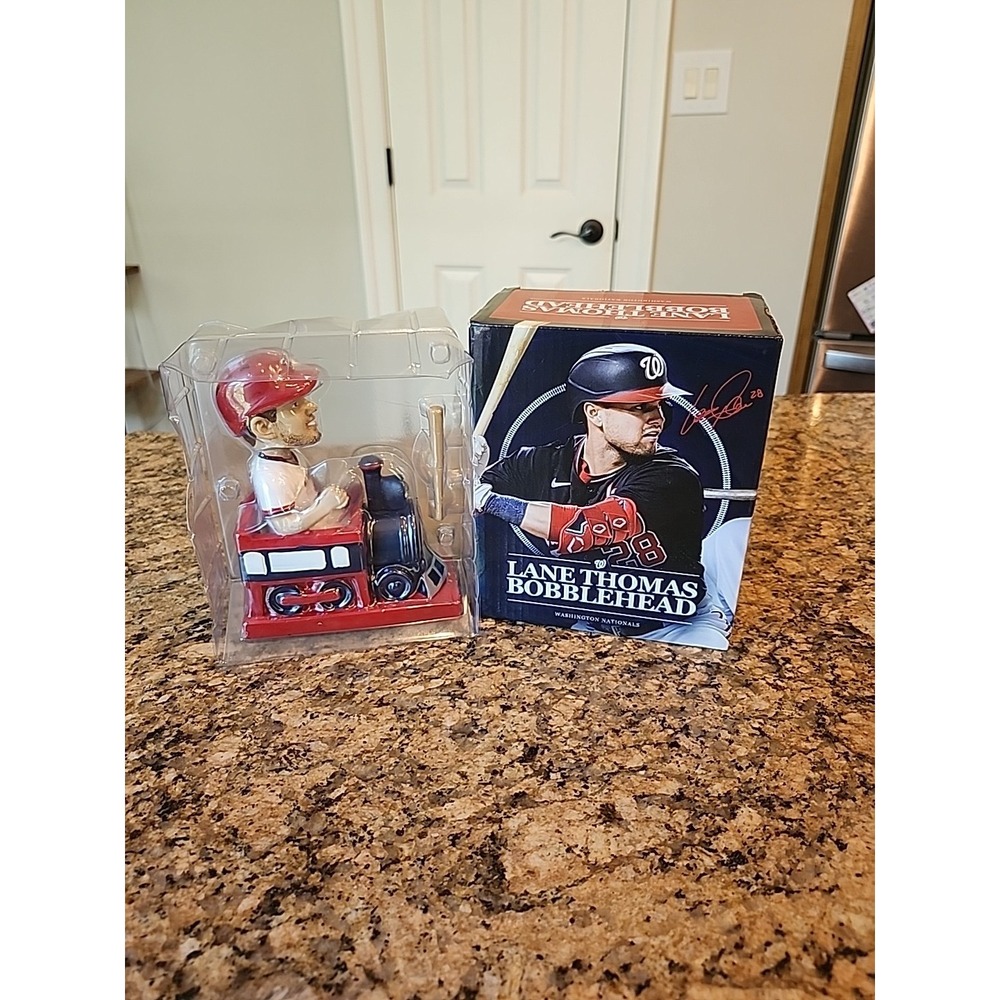 Washington Nationals Lane Thomas "Lane Train" Bobble Head 2024 SGA. NIB‎